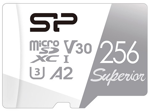  256Gb MicroSD Silicon Power Superio (SP256GBSTXDA2V20)