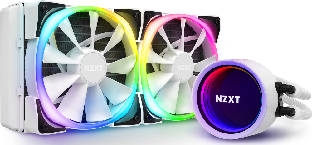  NZXT Kraken X53 RGB  , , Socket 115x/1200, 1356, 1366, 2011, 2011-3, 2066, AM4, 2x120 , 500-1500 /,(RL-KRX53-RW)