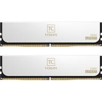   32GB (2x16GB)  TEAMGROUP T-Create Expert, DDR5, 6400MHz CL40 (40-40-40-84) 1.35V / CTCWD532G6400HC40BDC01 / White