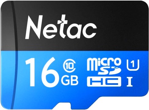   16Gb MicroSD Netac P500 + SD  (NT02P500STN-016G-R)