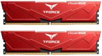   32GB (2x16GB)  TEAMGROUP T-Force Vulcan DDR5, 5600MHz, CL32 (32-36-36-76) 1.2V / FLRD532G5600HC32DC01 / Red