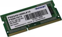   4Gb DDR-III 1600Mhz Patriot SO-DIMM (PSD34G1600L81S)