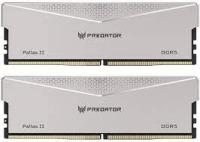   64Gb (2x32 ) Acer Predator Pallas II Silver, DDR5, 6000Mhz, CL32 (32-38-38-76), 1.35V