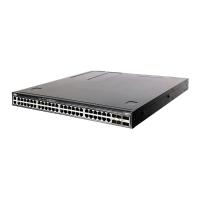  Edge-corE AS4630-54PE, 48-Port GE RJ45 port PoE++, 4x25G SFP+, 2 port 100G QSFP28 for stacking, Broadcom Trident 3, Dual-core Intel Denverton CPU, dual AC 1200W PSUs and 2 + 1 Fan Modules with port-to-power airflow, 2