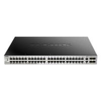    3  D-Link DGS-3130-54PS/B1A, PROJ  48  10/100/1000Base-T, 2  10GBase-T  4  10GBase-X SFP+ (48    PoE 802.3af/at)