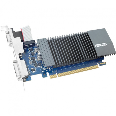  ASUS GeForce GT 710 954Mhz PCI-E 2.0 1024Mb 5012Mhz 32 bit DVI HDMI HDCP (GT710-SL-1GD5-BRK)