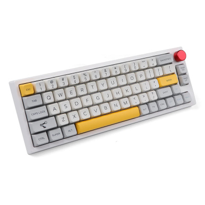  EPOMAKER TH66 Pro Keyboard Budgerigar White Sushi