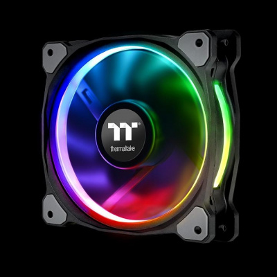    Thermaltake Riing Plus 12 LED RGB Radiator Fan TT Premium Edition (3pcs) CL-F053-PL12SW-A