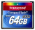   CompactFlash 64GB Transcend 400X TS64GCF400 (90/60 Mb/s)