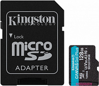   128Gb MicroSD Kingston Class 10 + SD  (SDCG3/128GB)