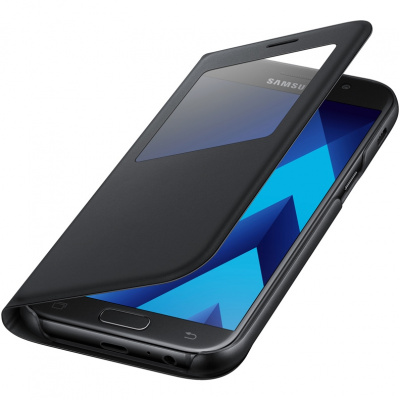 - Samsung S-View Standing Cover  GALAXY A5 2017 Black (EF-CA520PBEGRU)