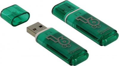 USB Flash  16Gb SmartBuy Glossy Green (SB16GBGS-G)