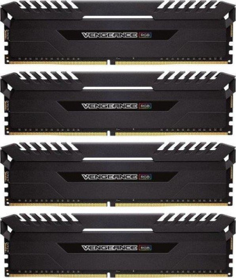   64Gb DDR4 3000MHz Corsair Vengeance RGB (CMR64GX4M4C3000C16) (4x16Gb KIT)