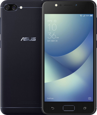  Asus ZC520KL ZenFone Max ZF4 32Gb   3G 4G 2Sim 5.2" 720x1280 Android 7.0 13Mpix 802.11bgn BT GPS GSM900/1800 GSM1900 TouchSc MP3 A-GPS microSD max256Gb