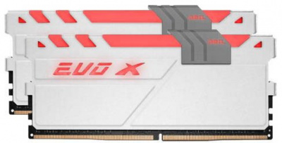   16Gb DDR4 2400MHz GeIL EVO X White AMD Edition (GAEXW416GB2400C16DC) (2x8Gb KIT)