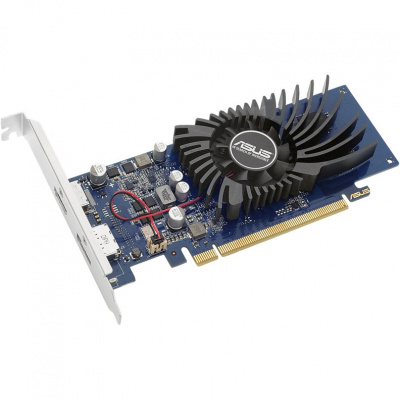  ASUS GeForce GT 1030 1266Mhz PCI-E 3.0 2048Mb 6008Mhz 64 bit DVI HDMI HDCP (GT1030-2G-BRK)