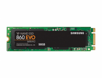 SSD  SAMSUNG M.2 860 EVO 500  M.2 2280 SATA III (MZ-N6E500BW)