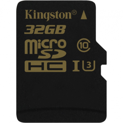  Kingston Gold microSDHC 32Gb UHS-I U3 (90/45 Mb/s)