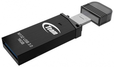 USB Flash  16Gb Team M132 Black (TM13216GB01)