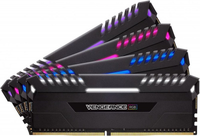   64Gb DDR4 3000MHz Corsair Vengeance RGB (CMR64GX4M4C3000C15) (4x16Gb KIT)