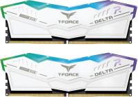   DDR5 TEAMGROUP T-Force Delta RGB 48GB (2x24GB) 6400MHz CL32 (32-39-39-84) 1.35V / FF4D548G6400HC32ADC01 / White