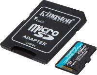 ���� ����� microSDXC 256GB Kingston SDCG4/256GB Canvas Go! Plus A2 + adapter
