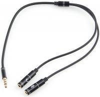 ������ ����� Cablexpert CCAB-02-35MYHM-0.2MB. 3.5 ���� 4pin(M)/2� 3.5 ����(F) �������� � ��������, ������, 0.2�, �������
