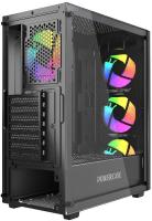 Powercase  Mistral S4B, Tempered Glass, 4x 120mm FRGB Fans, , ATX  (CMSB-L4)