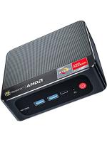 ����-�� Beelink SER5, AMD Ryzen 5 5500U/16 �� DDR4/500 �� SSD/AMD Radeon Graphics/��� ��, ������ (BL/SER5/5500U/16G/500G/2,5G*1/Black)