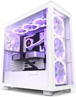  NZXT H7 Elite RGB Window Mini-ITX, Micro-ATX, ATX White (CM-H71EW-02)