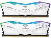   32GB (2x16GB) TEAMGROUP T-Force Delta RGB DDR5 7200MHz CL34 (34-42-42-84) 1.4V / FF4D532G7200HC34ADC01 / White