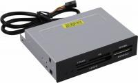 Exegate EX283581RUS ��������� USB2.0 ExeGate CR-415 3.5", ���������������: CF/SD/MMC/MS/MS Duo/MS pro/T flash, ������, ������