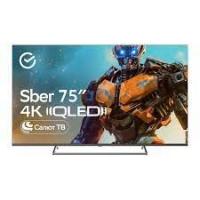 ��������� Sber 65" SDX-65UQ5231 QLED 4K Ultra HD 60Hz ����� �� Smart TV (RUS) �����-�����