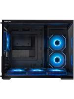 ������ XASTRA QW505M 6ARGB-C10 Black mATX/Aquarium/Screewless/ 6x120mm ARGB PWM FM fans/Argb+PWM HUB 10port/Led strip/ QW505M-6FM12A-C10