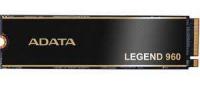   SSD 2TB ADATA LEGEND 960, M.2(22x80mm), NVMe 1.4, PCIe 4.0 x4, 3D NAND, R/W 7400/6800MB/s, IOPs 750 000/630 000, TBW 1560, DWPD 0.43, with t Heat Sink (ALEG-960-2TCS)