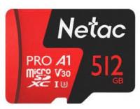 ���� ����� microSDHC 512Gb Class10 Netac NT02P500PRO-512G-R P500 Extreme Pro + adapter