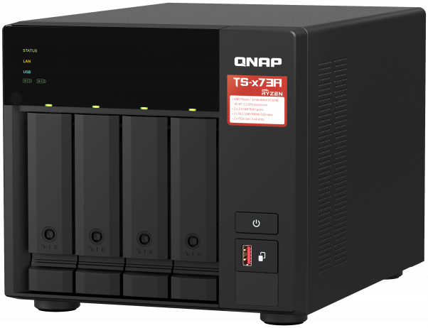   (NAS) QNAP TS-473A-8G 4-bay Ryzen V1500B