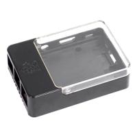 RA175  ACD Black Case w/Sense Hat hole for Raspberry Pi 3 B CBPIHAT-BLK