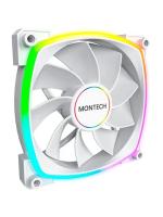 ���������� Montech RX140 PWM Reverse White / 140mm, 4pin PWM, 3pin ARGB, 600-1600RPM, 90.5CFM, 27.9dBA, Rifle bearing / RX140W