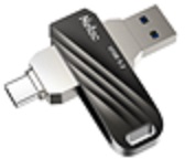 ������ 32Gb USB 3.0/USB Type-C Netac US11, ������/����������� NT03US11C-032G-32BK