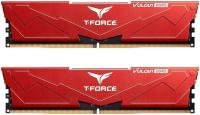   DDR5 TEAMGROUP T-Force Vulcan 64GB (2x32GB) 5600MHz CL36 (36-36-36-76) 1.30V / FLRD564G5600HC36BDC01 / Red