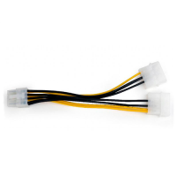 Разветвитель питания Cablexpert CC-PSU-81, 2хMolex->PCI-Express 8pin, для подключения в/к PCI-Е (8pin) к б/п ATX