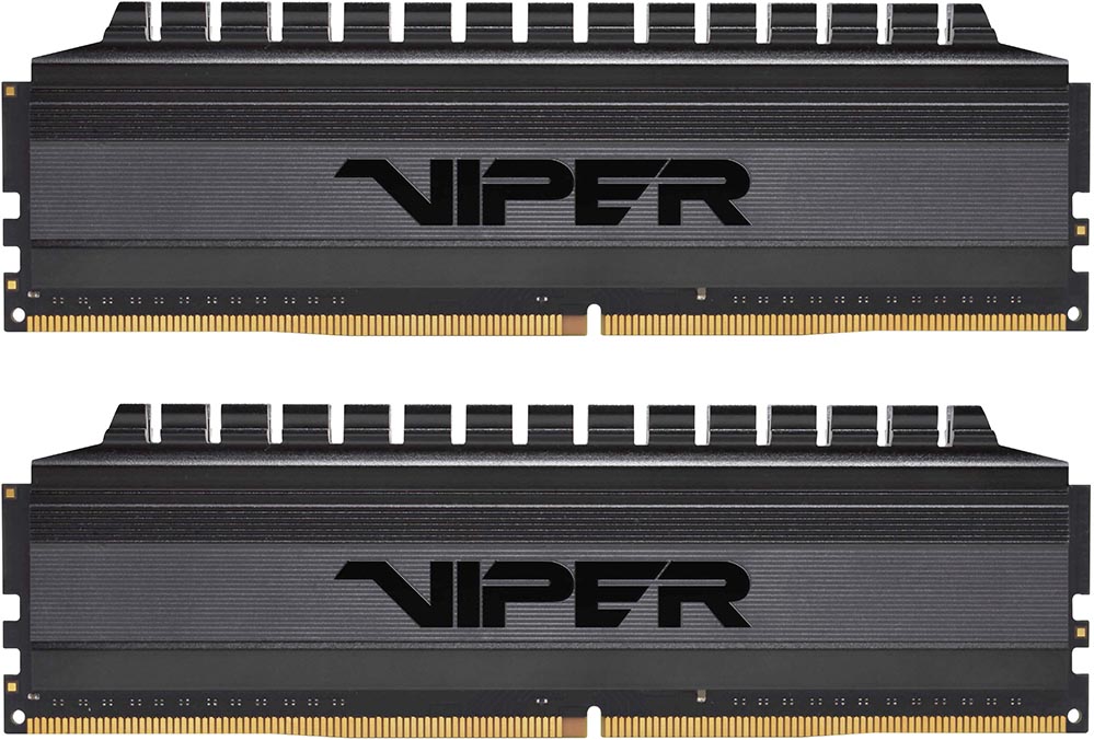   8Gb DDR4 3200MHz Patriot Viper 4 Blackout (PVB48G320C6K) (2x4Gb KIT) (retail)
