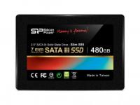   SSD 2.5" 480 Gb Silicon Power Velox S55 Read 556Mb/s Write 500Mb/s SATA III SP480GBSS3S55S25