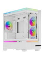 ������ Thermalright M10 FAN4-C, Mini-Tower, TG, 4x120mm ARGB, 2xUSB-A 3.0, 1xUSB Type-C, mATX, mITX White