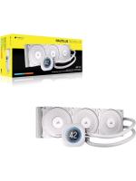 ������� ����������� ���������� Corsair NAUTILUS 360 RS LCD (360mm, White/ Fans: 3x120mm, 72.8CFM, 36dBA, 2100RPM/ S: 1851, 1700, AM5, AM4)