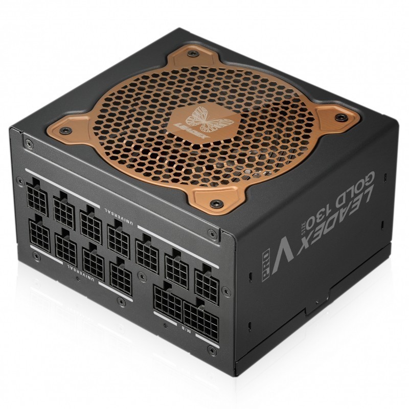 ���� ������� 1000W Super Flower Leadex V Gold PRO �������� 1000 ��, ATX12V 2.52, �������� PFC, ���������� 120 ��, c��������� 80 PLUS Gold, �������������� ������ SF-1000F14TG