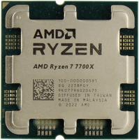 Процессор AMD Ryzen 7 7700X AM5 105W, 8C/16T, 4500МГц, Turbo 5400МГц 100-000000591 OEM