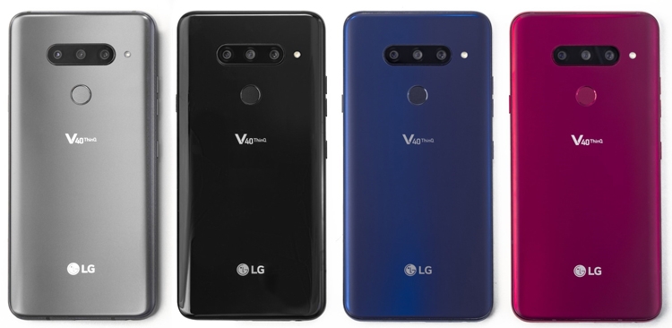   LG V40 ThinQ:     QHD+ OLED FullVision