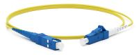 - - () Hyperline FC-S2-9-LC/UR-SC/UR-H-10M-LSZH-YL SM 9/125 (OS2), LC/UPC-SC/UPC, 2.0 , simplex, LSZH, 10 